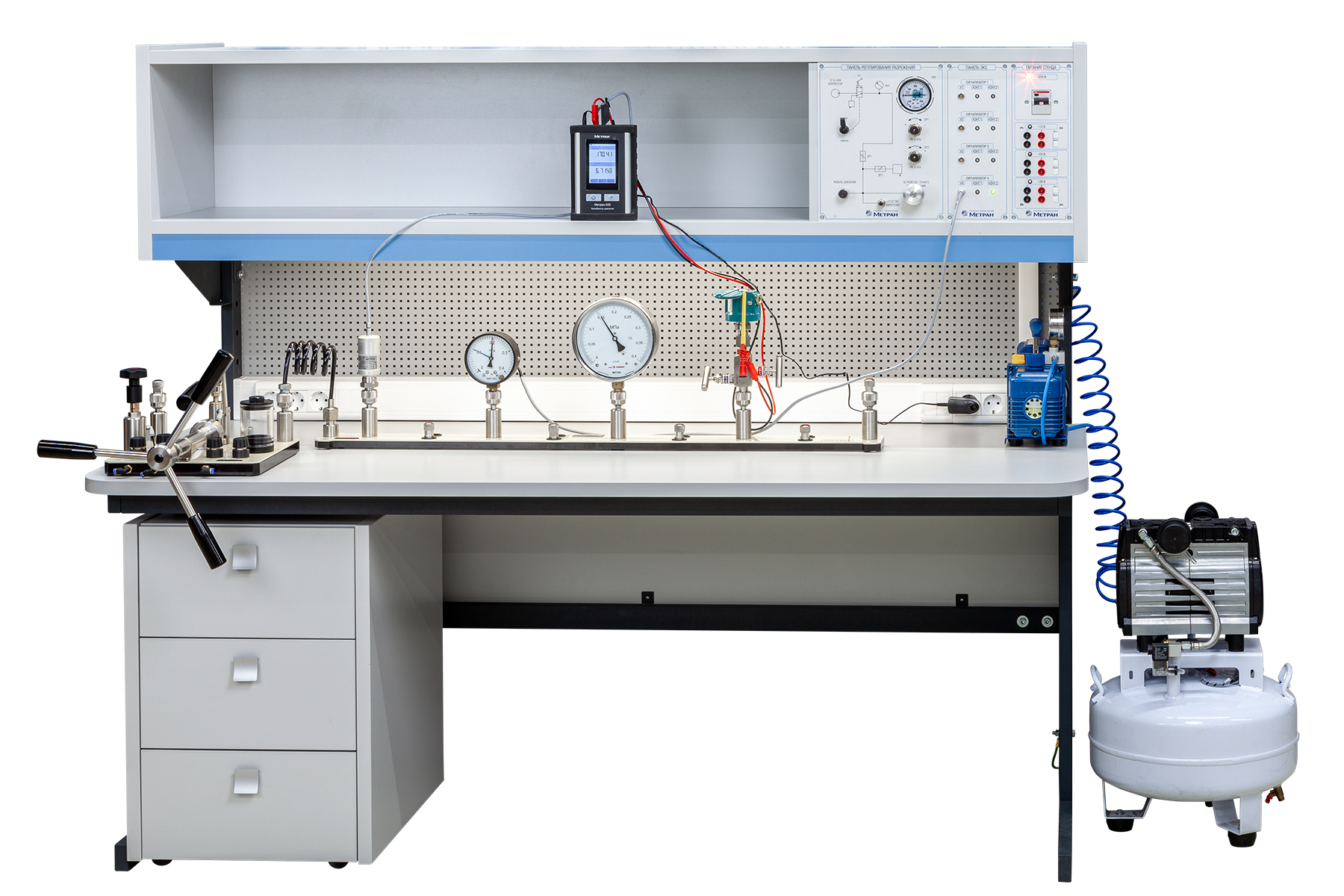 Метрологический стенд для средств измерения давления